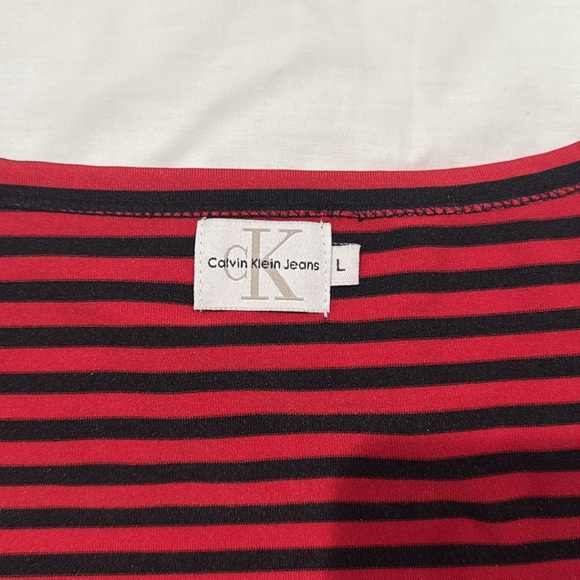 Striped Red and Black Women's Top - Picture 3 of 6